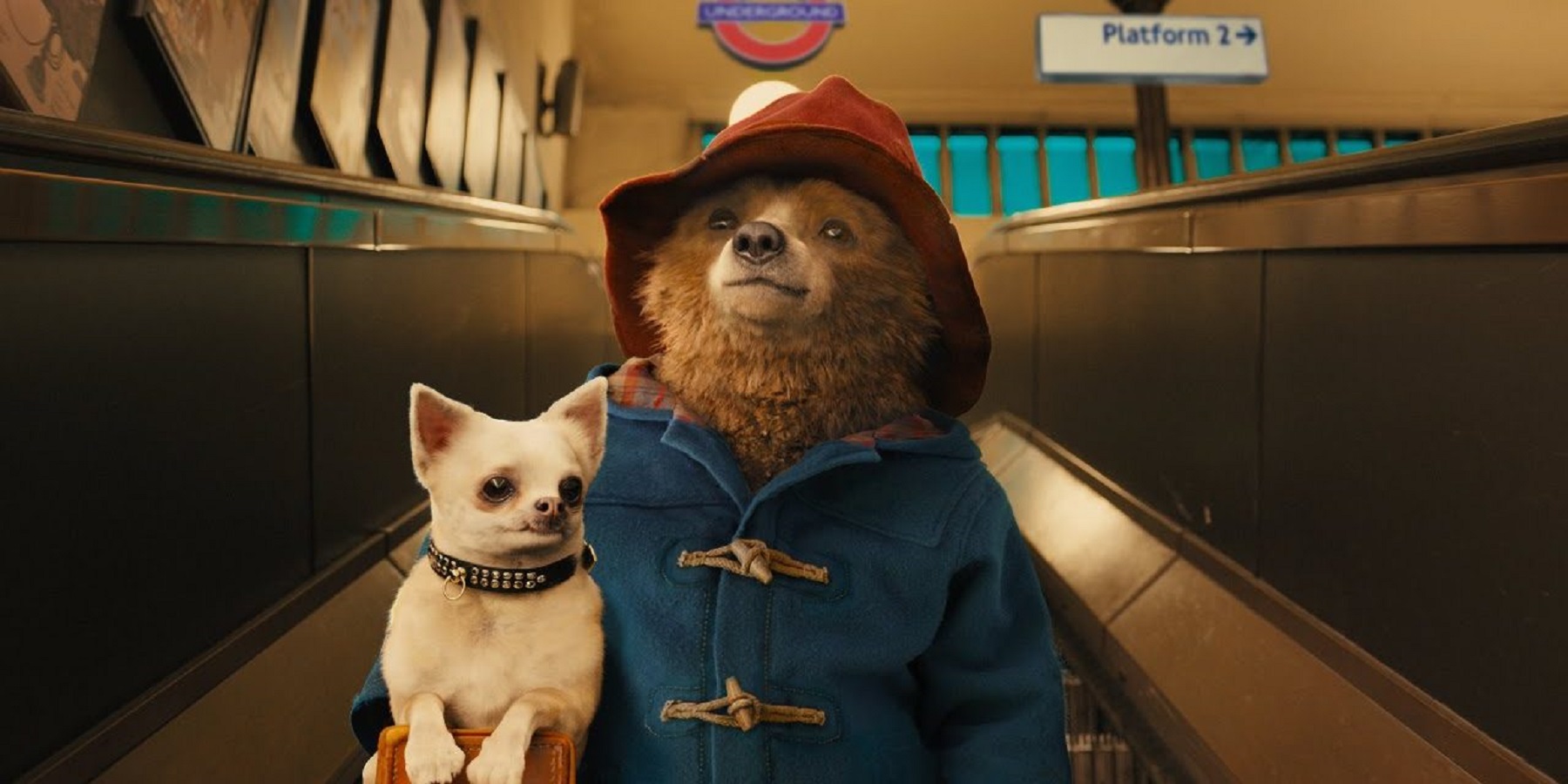 Frame che ritrae l'orsetto Paddington