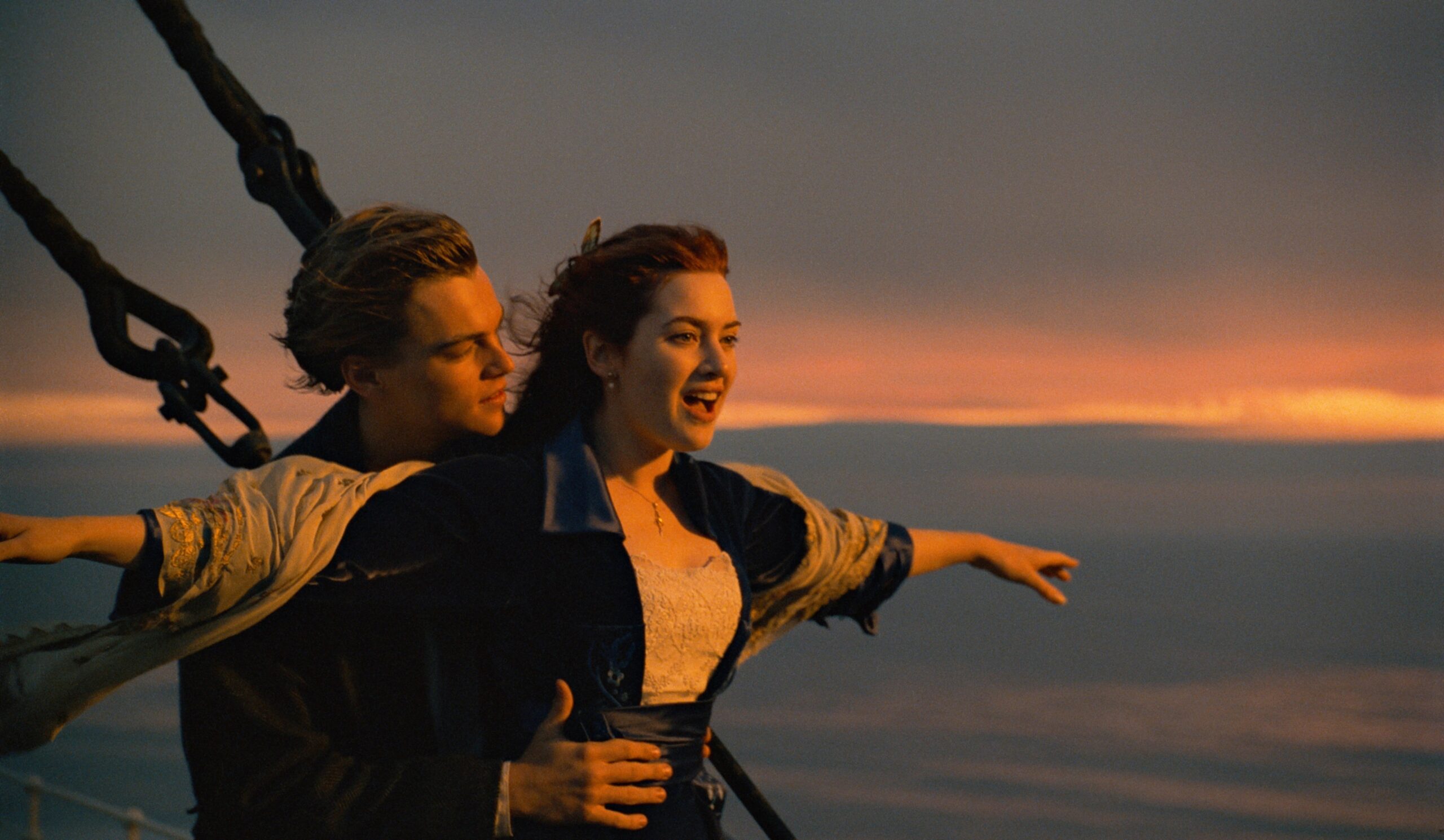 Di Caprio e Winslet in Titanic