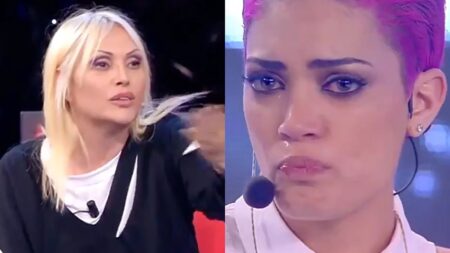 Anna Oxa ed Elodie ad Amici 15