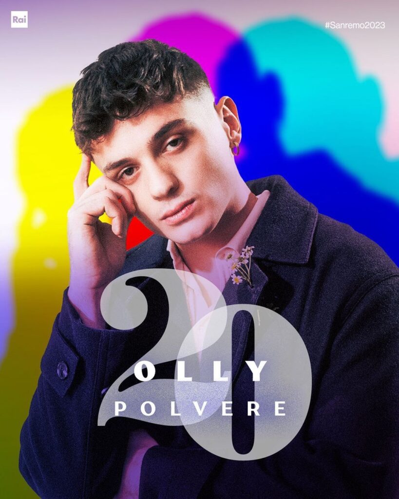 Olly presenta Polvere al Festival di Sanremo 2023