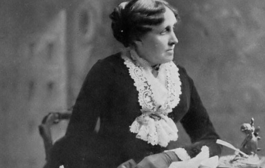 Louisa May Alcott che ha ispirato la figura di Jo in Piccole donne del 2019