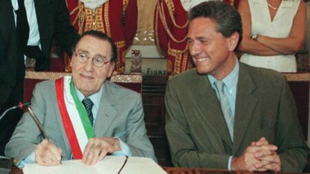 Alberto Sordi e Francesco Rutelli