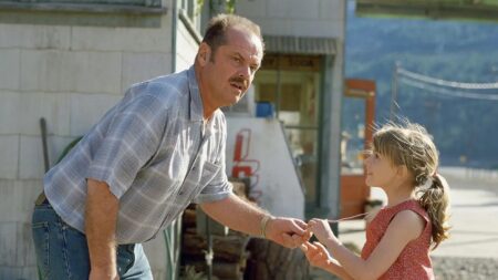 Jack Nicholson in una scena del film La promessa (2001)