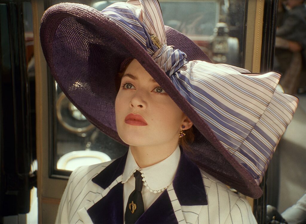 Kate Winslet è Rose in Titanic