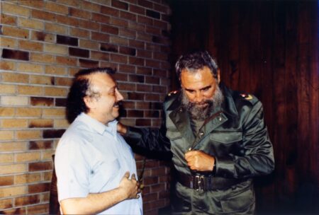 Gianni Minà e Fidel Castro