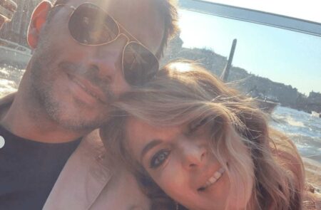 Claudia Gerini e Simon Valenti