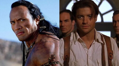 Dwayne Johnson e Brendan Fraser video reunion