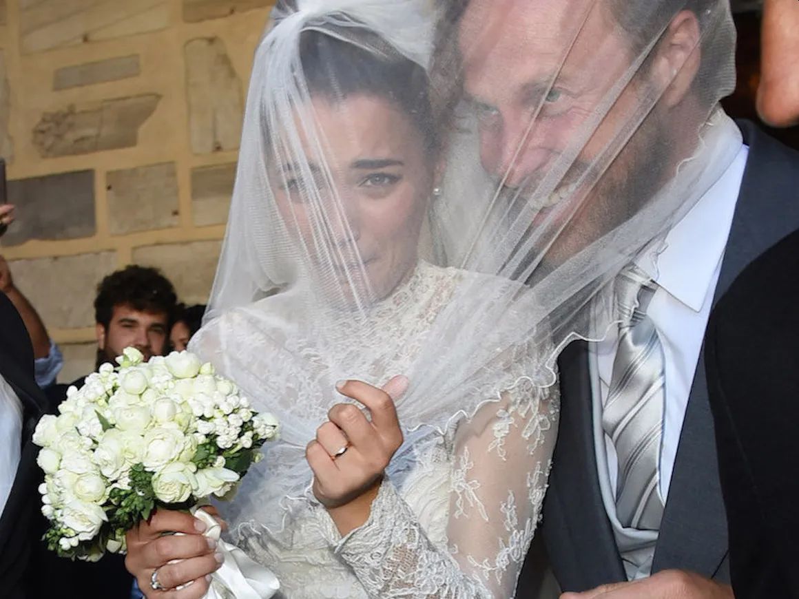 Giusy Buscemi e Jan Michelini nel giorno del matrimonio