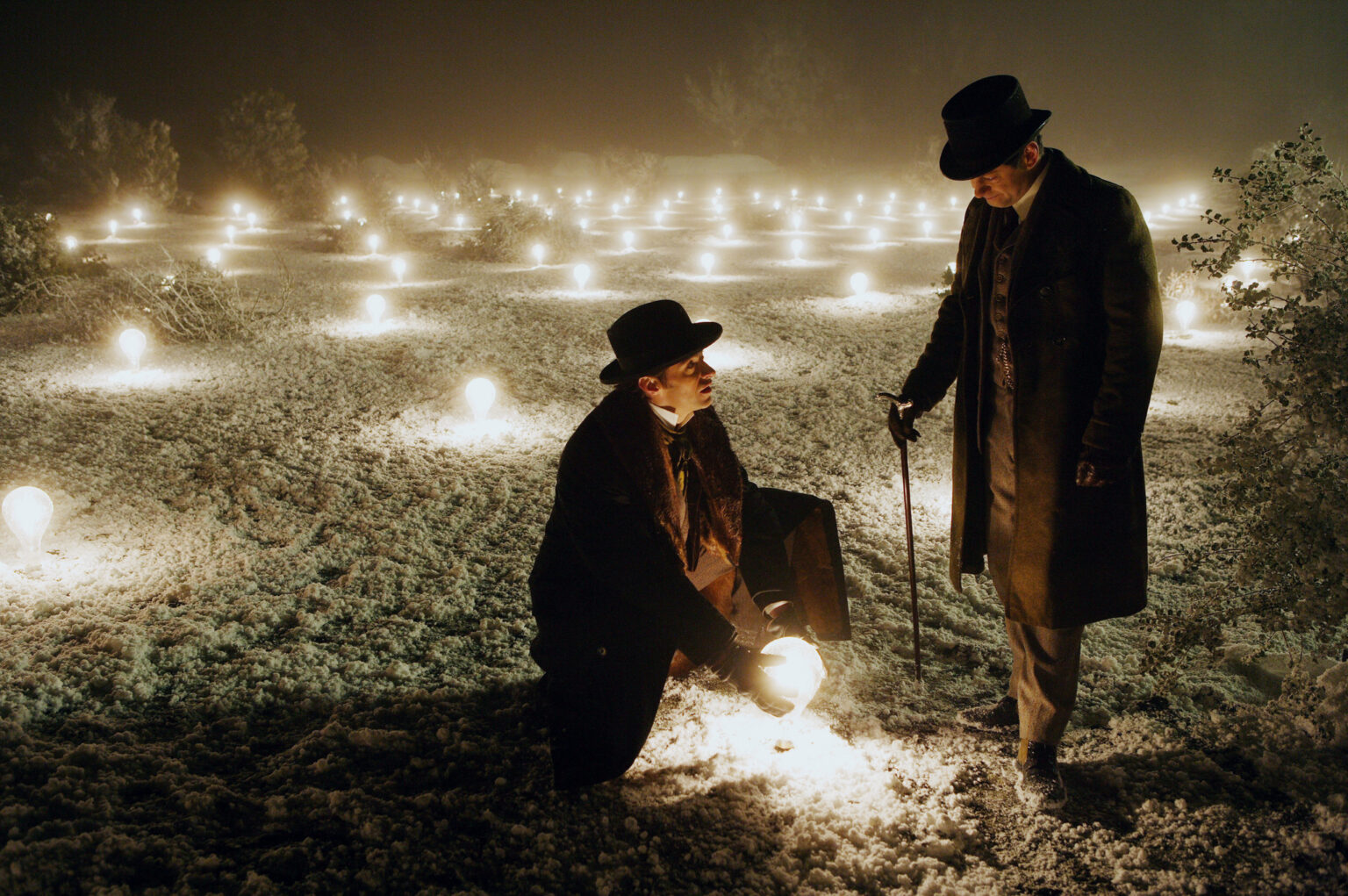 Una scena di The Prestige (fonte: Warner Bros)