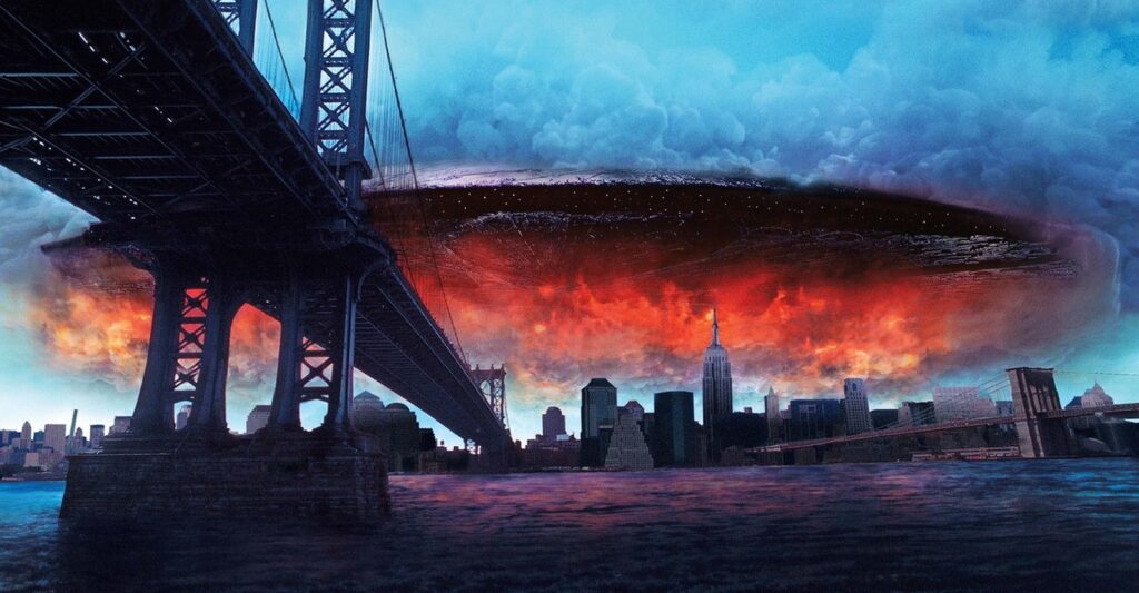 Frame da Independence Day di Roland Emmerich