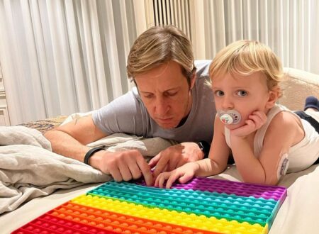 Massimo Ambrosini con il figlio Alessandro