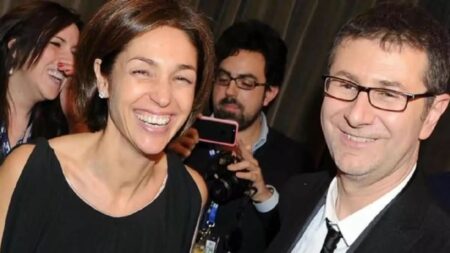 Fabio Fazio e sua moglie Gioia Selis