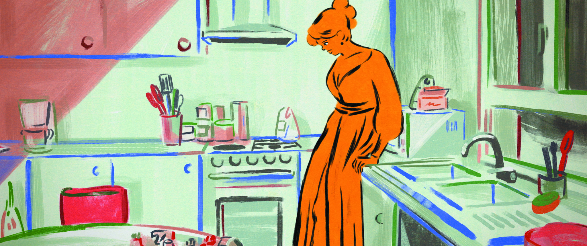 Una scena di Chicken for Linda