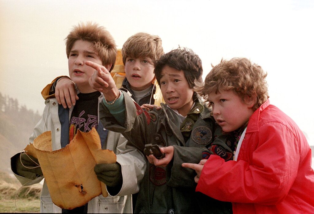 I Goonies, una scena del film
