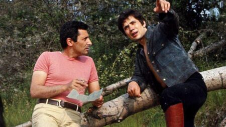 Foto che ritrae Mogol e Lucio Battisti