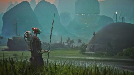 The Creator, la recensione del film di Gareth Edwards Una scena di The Creator