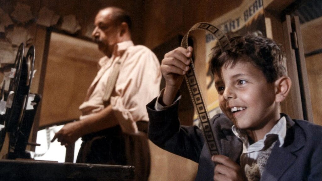 Totò Cascio in Nuovo Cinema Paradiso