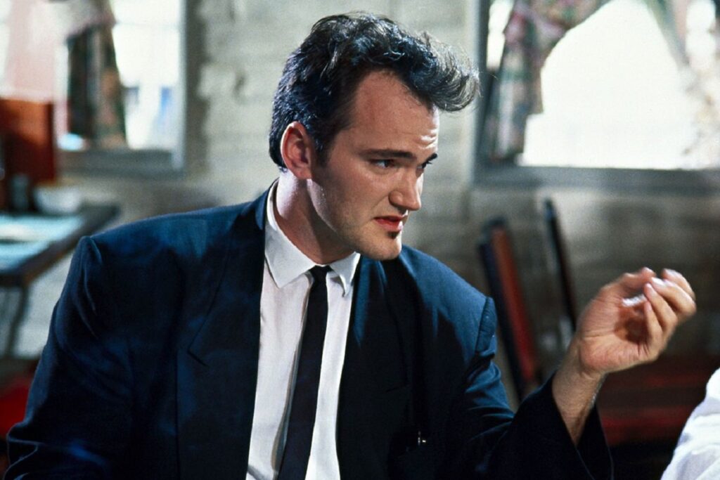 Frame che ritrae Quentin Tarantino ne Le iene