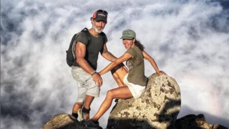 Raz Degan e la fidanzata Stuart.