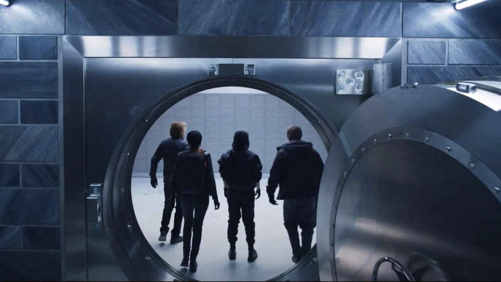 La banda nel caveau di Everybody Loves Diamonds