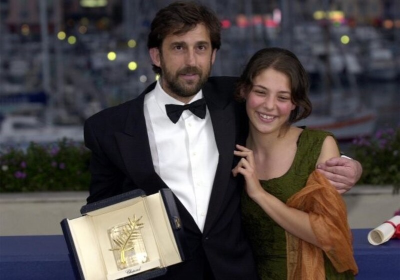 Nanni Moretti e Jasmine Trinca al Festival di Cannes 2001