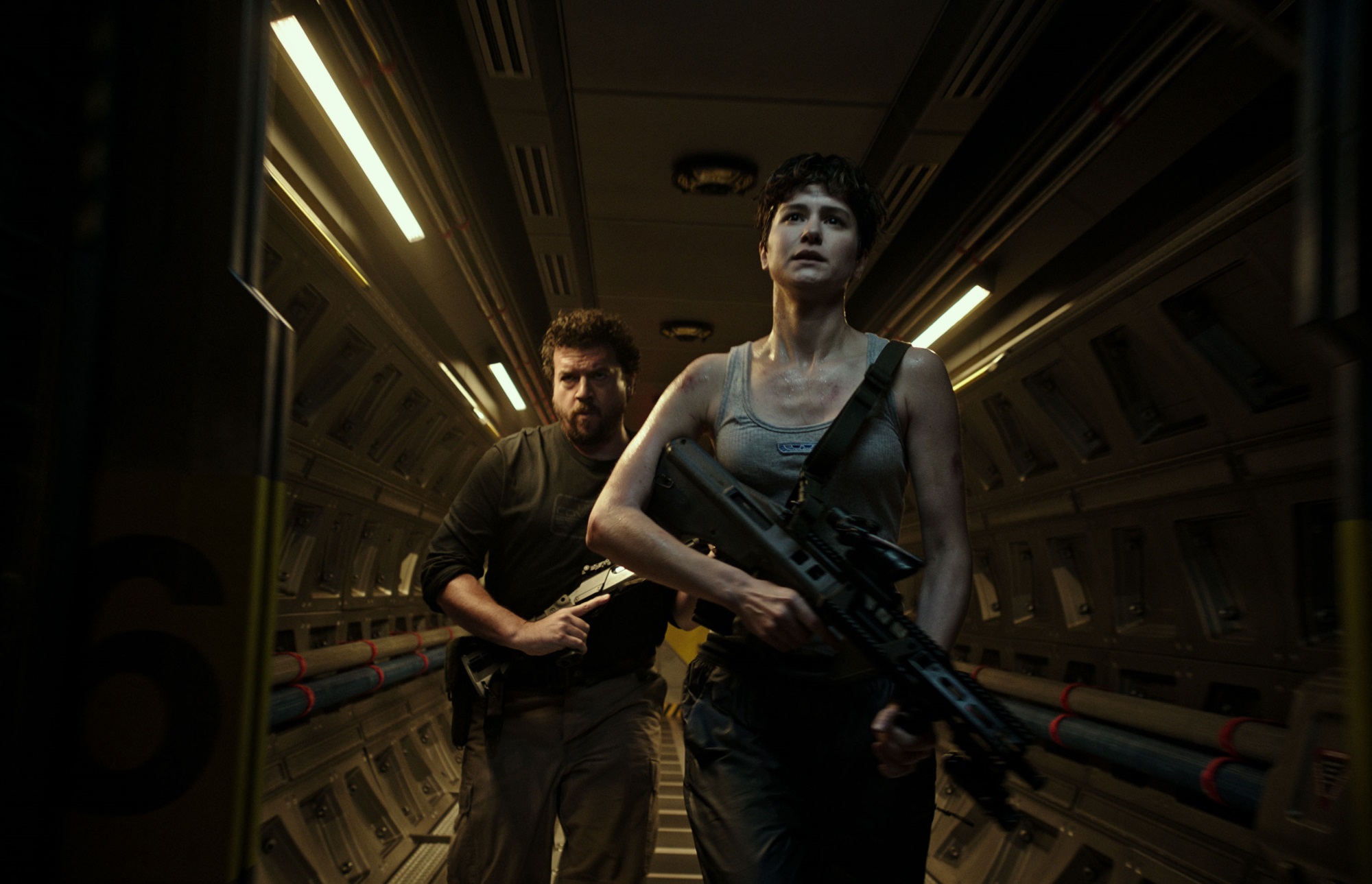 Katherine Waterstone in una scena di Alien: Covenant