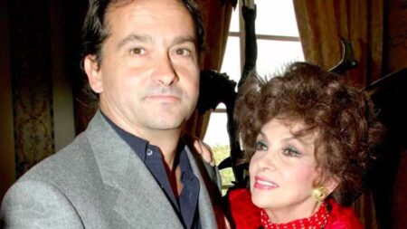 Andrea Milko Skofic e Gina Lollobrigida.