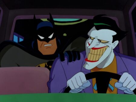 Frame che ritrae Batman e Joker in Batman: The Animated Series