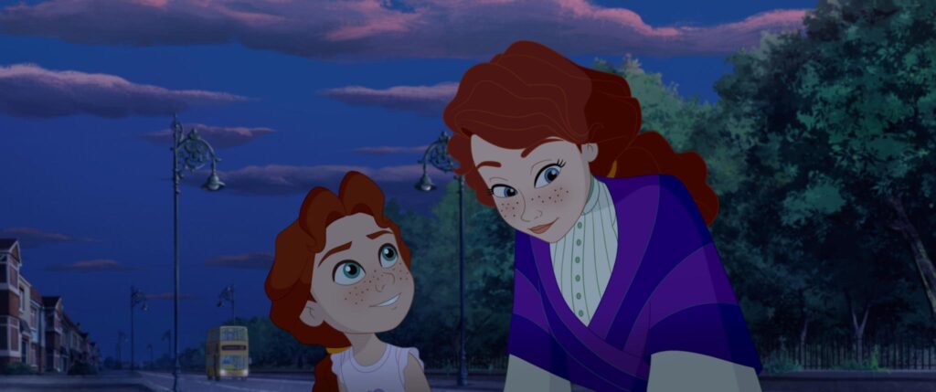 Una scena di Mary e lo spirito di mezzanotte