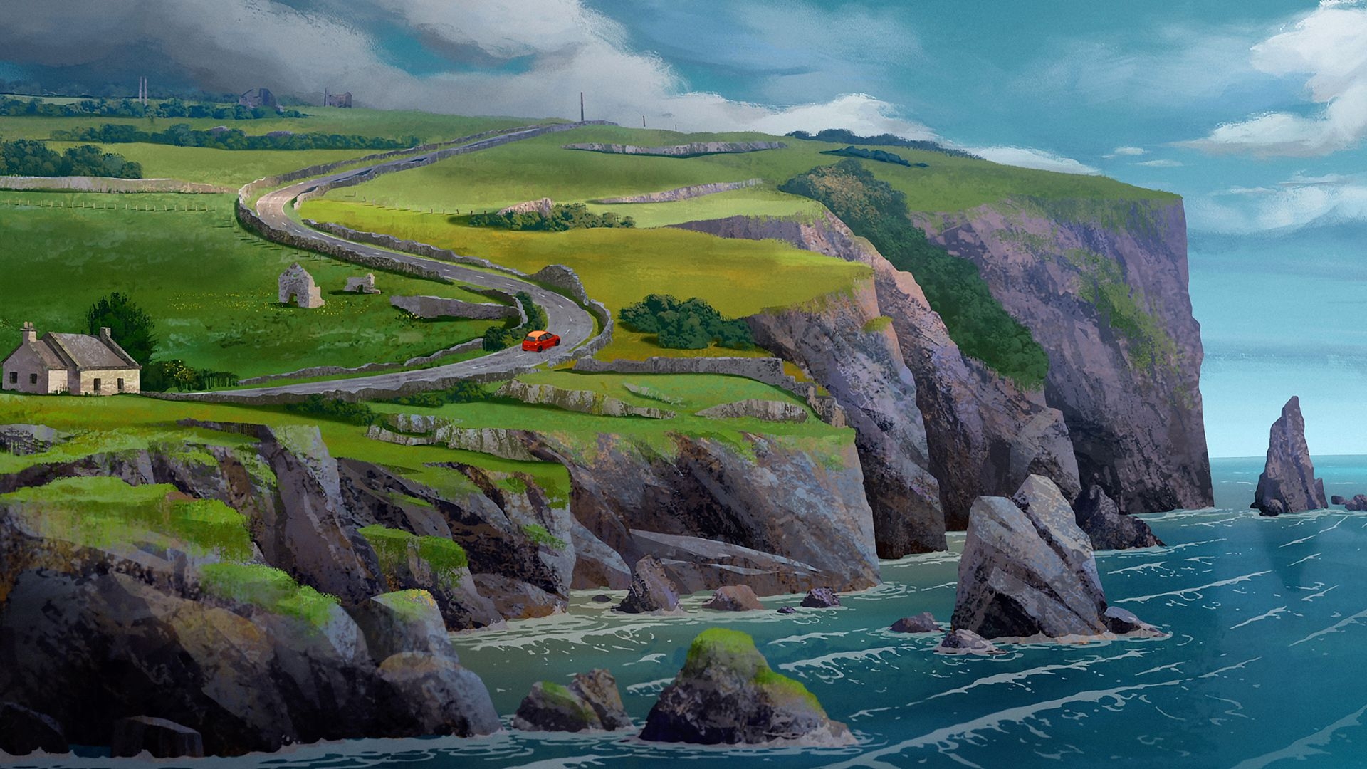 Una scena di Mary e lo spirito di mezzanotte