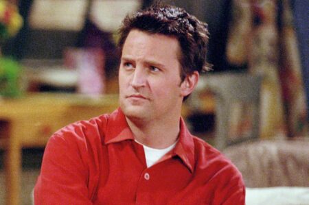 Frame che ritrae Matthew Perry in Friends