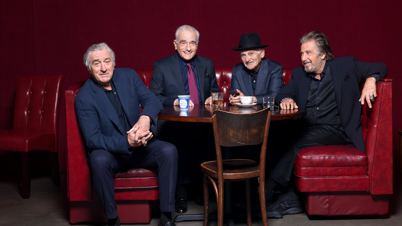 Martin Scorsese con De Niro, Al Pacino e Joe Pesci