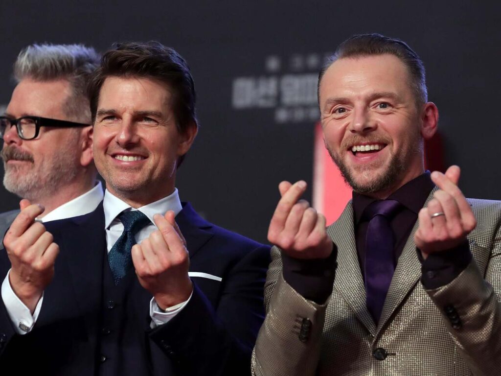 Tom Cruise e Simon Pegg