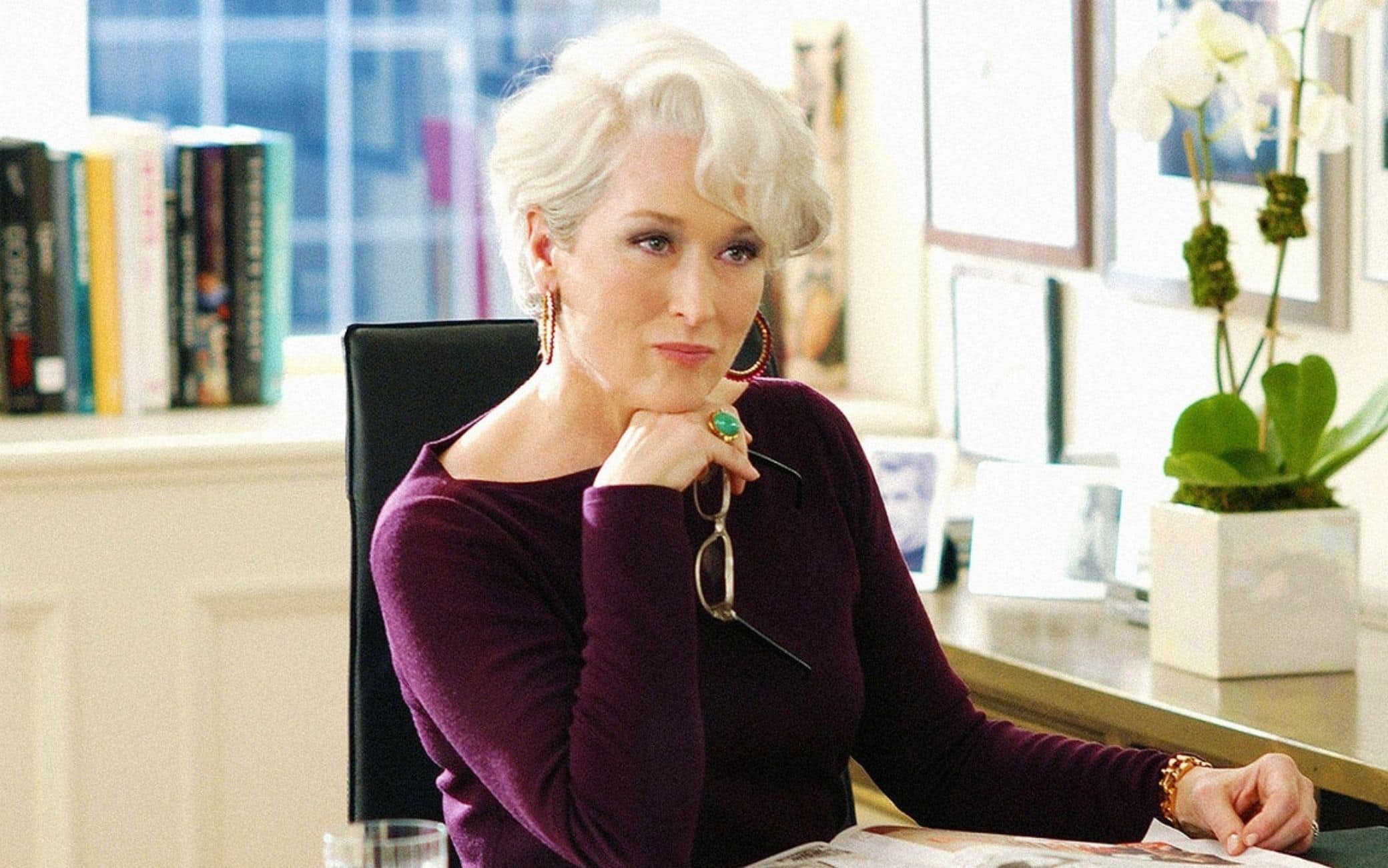 Meryl Streep in Il Diavolo Veste Prada.