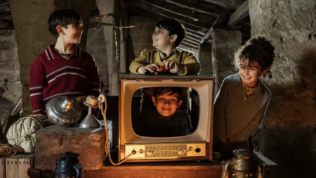 I giovani protagonisti de La luce nella masseria.