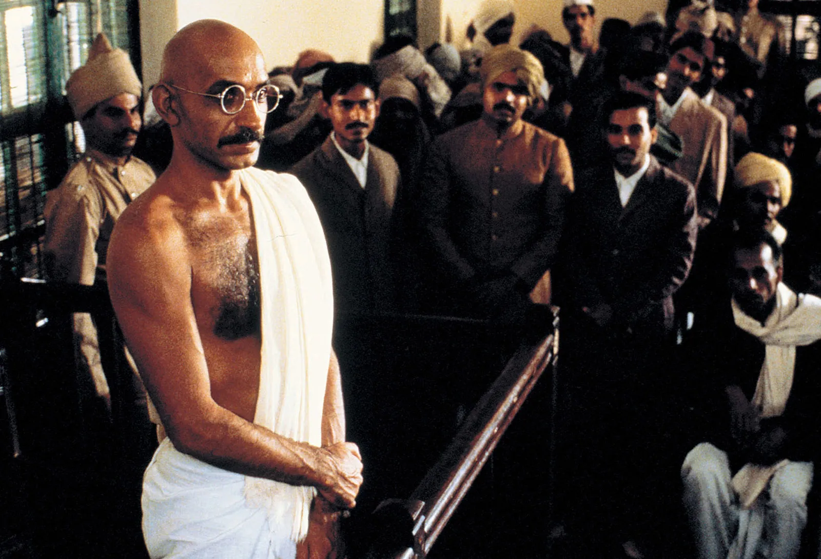 Una scena di Gandhi