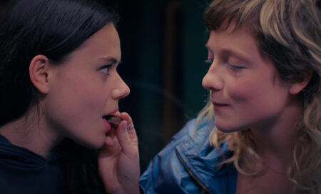 Le due protagoniste di Langue Étrangère