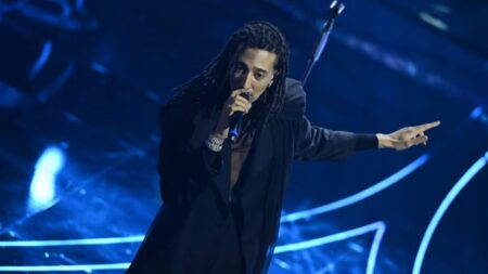 Ghali a Sanremo 2024