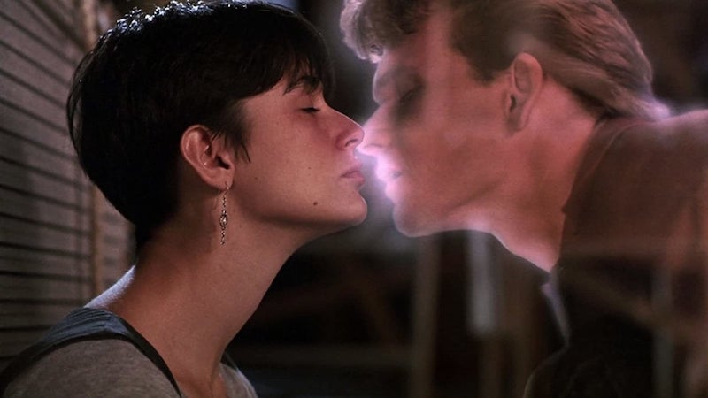 Patrick Swayze e Demi Moore in Ghost. Fonte: United International Pictures.