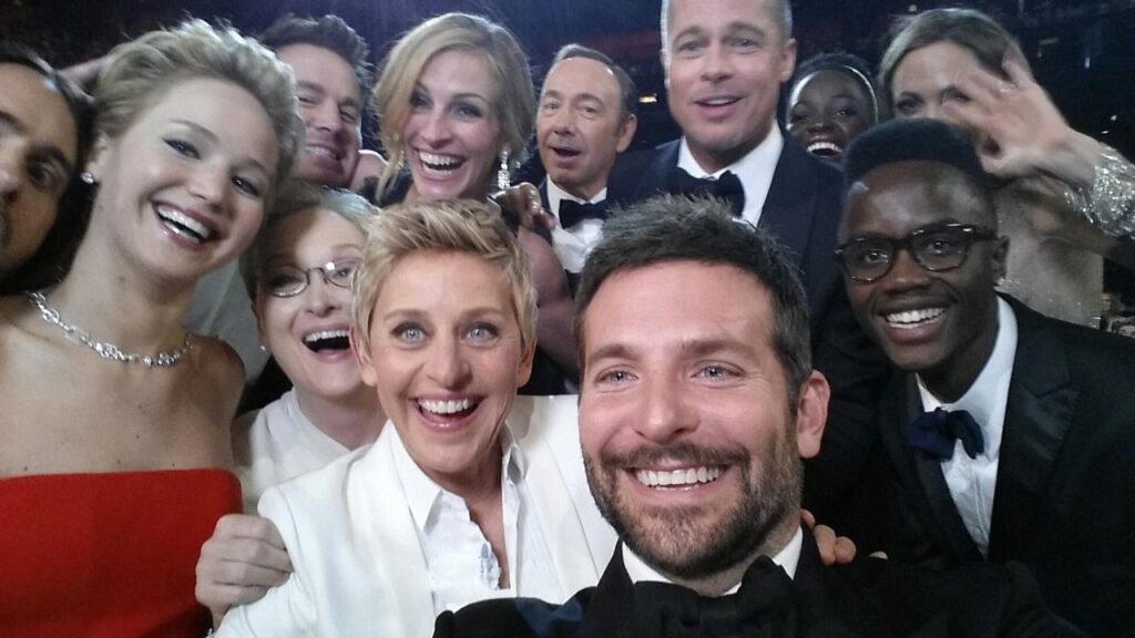 Il selfie da Oscar
