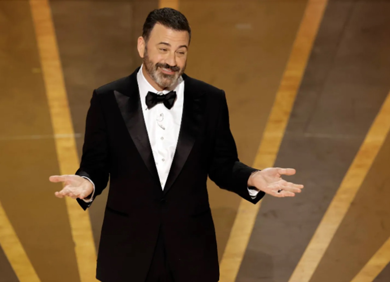 Frame che ritrae Jimmy Kimmel