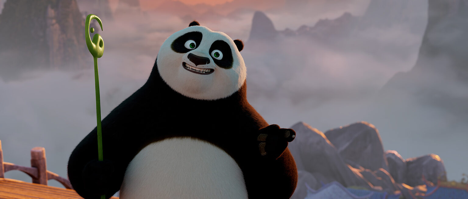 Frame tratto da Kung Fu Panda 4