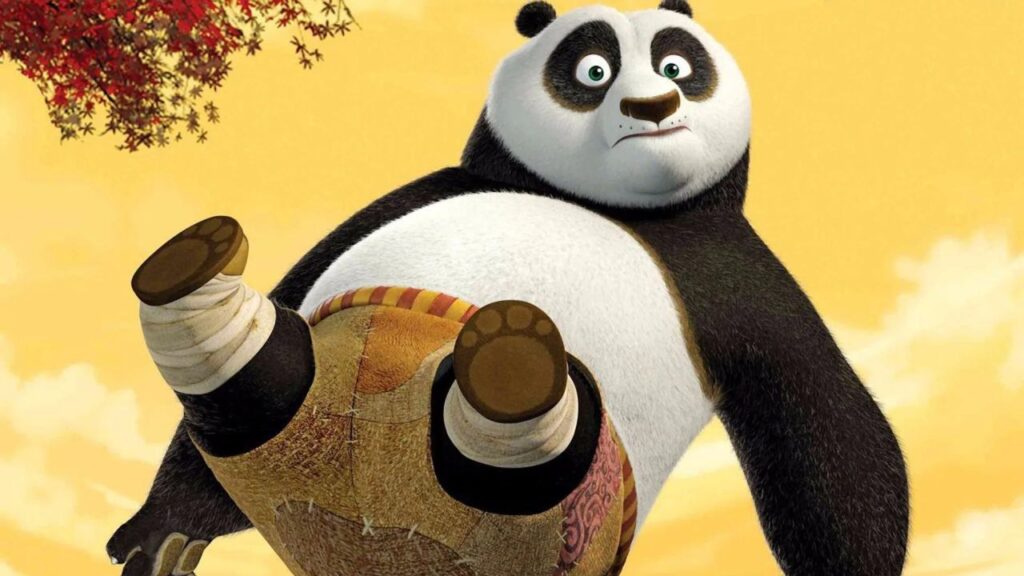 Kung Fu Panda un primo piano di Po