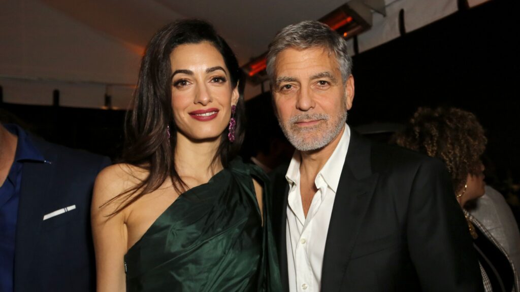 George Clooney e Amal.