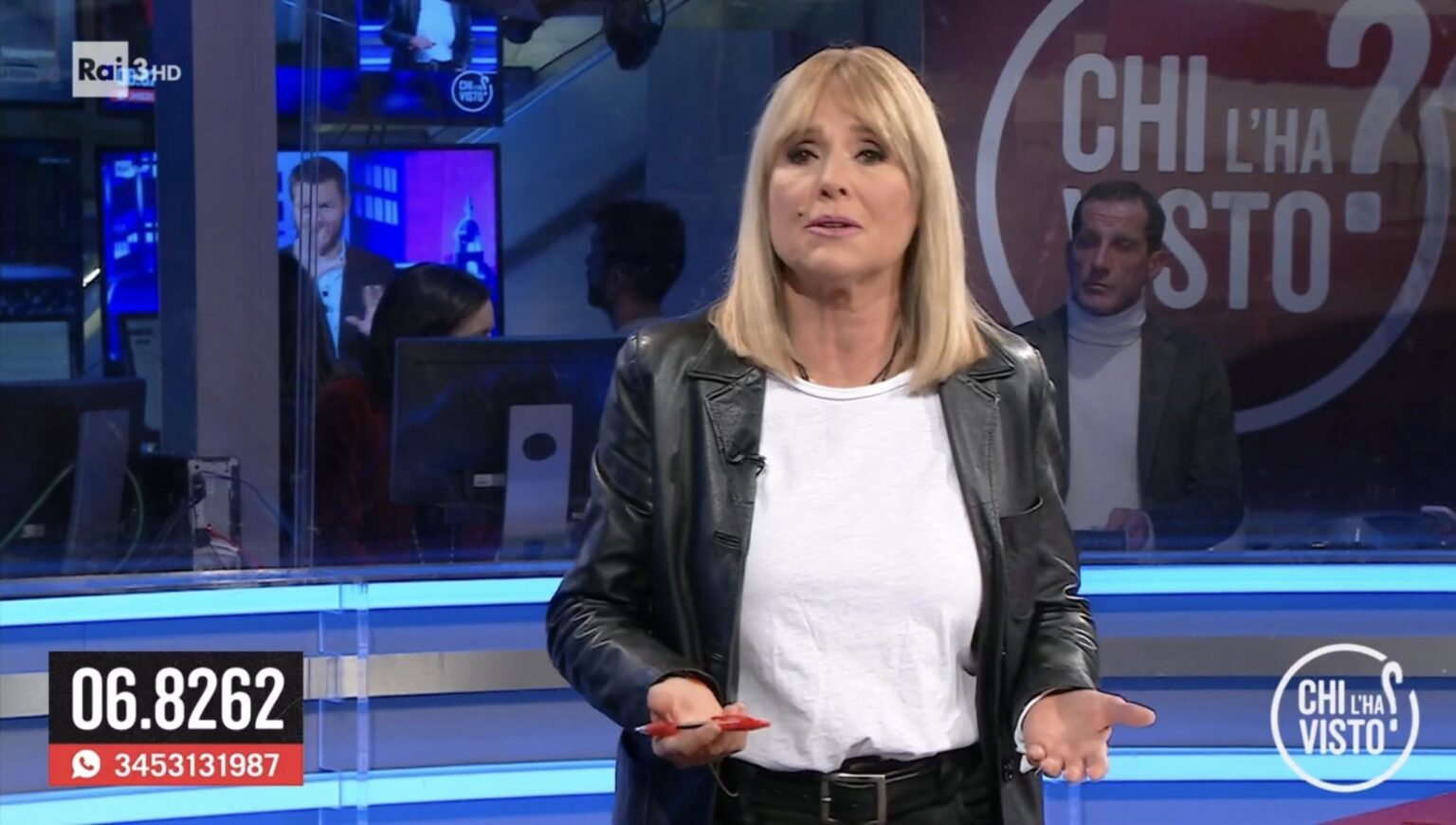 Federica Sciarelli a Chi l'ha visto?