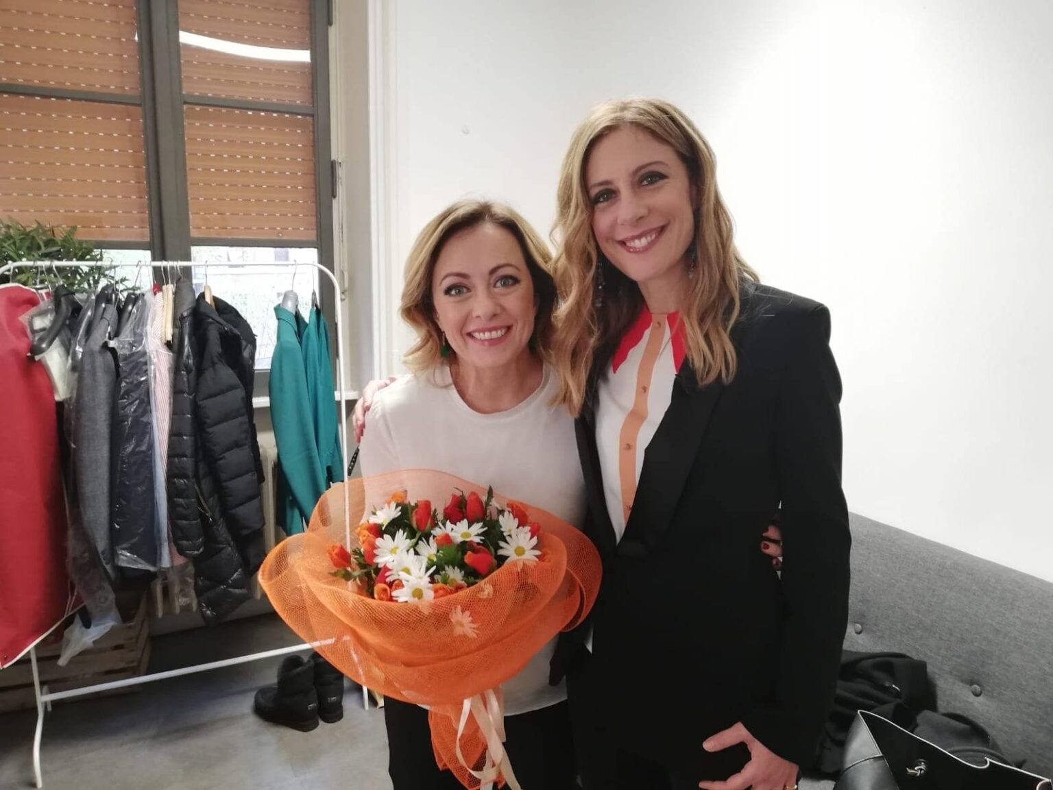 Giorgia Meloni e Francesca Fagnani