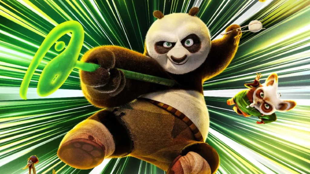 Il poster di Kung Fu Panda 4.