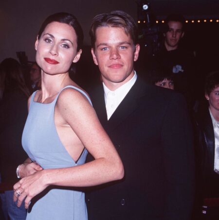 Minnie Driver e Matt Damon nel 1997 [Getty]