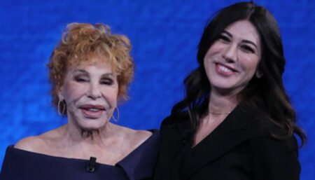 Virginia Raffaele e Checco Zalone, Ornella Vanoni e la battuta sul “fidanzato” Ornella Vanoni e Virginia Raffaele a Che tempo che fa. Fonte: Warner Bros. Discovery.