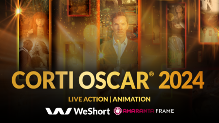 La locandina di Corti Oscar 2024 (weshort e Amaranta Frame)